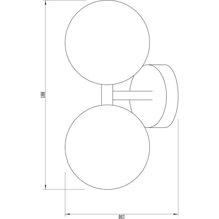 Aplique de Pared LED para Bombilla E27 As Sib SKD-W1019 - Diseño Único y Elegante con Toque Retro para Interiores