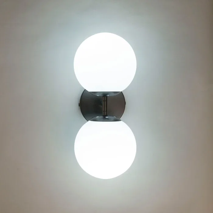 Aplique de Pared LED para Bombilla E27 As Sib SKD-W1019 - Diseño Único y Elegante con Toque Retro para Interiores