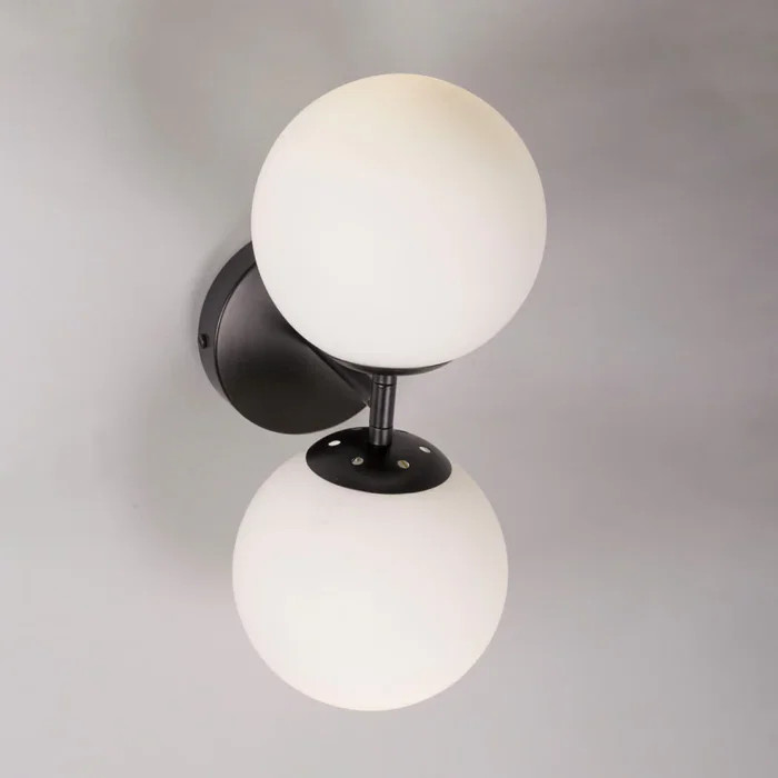 Aplique de Pared LED para Bombilla E27 As Sib SKD-W1019 - Diseño Único y Elegante con Toque Retro para Interiores