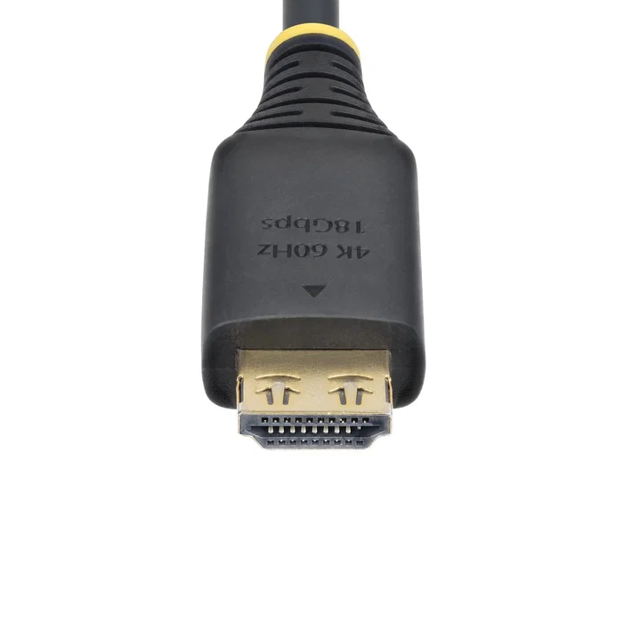StarTech Cable HDMI de 0,9 m con Conectores de Agarre, 4K 60Hz, Negro