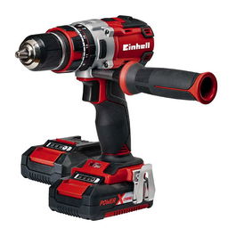 Einhell TE-CD 18 Li-i BL Taladro Percutor Atornillador Inalámbrico 18V, 2 Baterías 2Ah, 2 Velocidades, Mandril Sin Llave, 60 Nm, para Hormigón