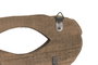 DKD Home Decor Perchero Blanco Natural Paulownia Metal 4.5 x 18 x 39 cm (4 Unidades)