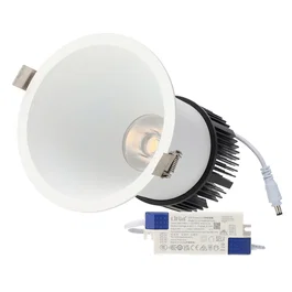 Downlight LED 30W 90Lm/W UGR<15 CRI>95 4000ºK Driver Lifud 50.000H