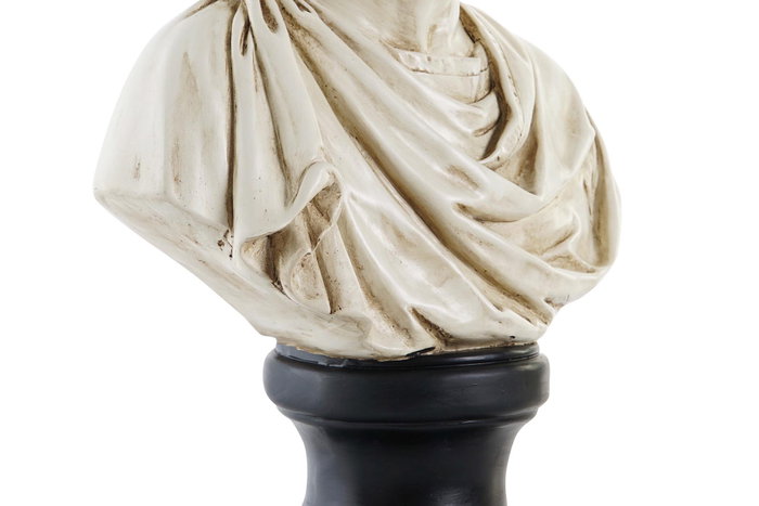 DKD Home Decor Figura de Busto Brutus en Resina Beige