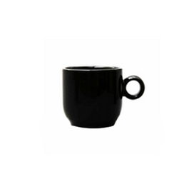 Langenthal Taza Café de Porcelana, Color Negro, Capacidad 10 cl, Modelo Dixyblack (Set de 6)