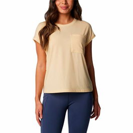 Camiseta de Manga Corta Mujer Columbia Trek™ Dorado