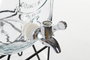 DKD Home Decor Dispensador de Bebidas de Cristal 4000 ml con Soporte