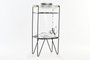 DKD Home Decor Dispensador de Bebidas de Cristal 4000 ml con Soporte