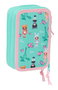 Plumier Triple Na!Na!Na! Surprise Bunny Rosa Turquesa 12,5 x 19,5 x 5,5 cm 37 Piezas