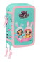 Plumier Triple Na!Na!Na! Surprise Bunny Rosa Turquesa 12,5 x 19,5 x 5,5 cm 37 Piezas