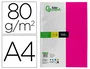 Liderpapel Papel de color fucsia A4 80g, 100 hojas