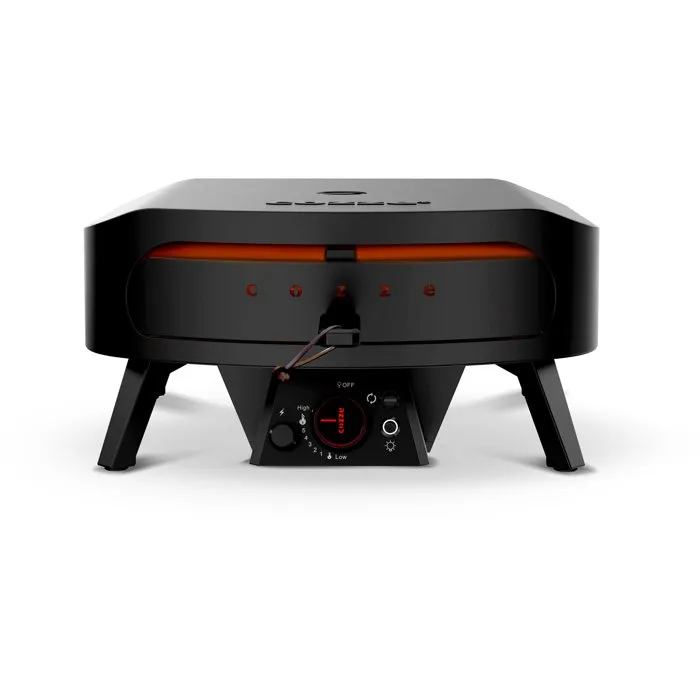 Cozze Horno de Pizza a Gas con Piedra Giratoria y Termómetro, 8 kW, Hasta 610°C, Control LED - COZ5708614904374