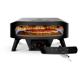 Cozze Horno de Pizza a Gas con Piedra Giratoria y Termómetro, 8 kW, Hasta 610°C, Control LED - COZ5708614904374