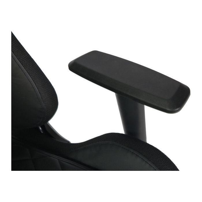 Deltaco Gaming DC410 Silla Gaming Ergonómica, Negro, Respaldo Ajustable 90-180°, Asiento y Respaldo Acolchados, Peso Máx. 120 kg, Altura Máx. 185 cm, Reposabrazos 2D