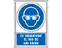 Syssa Señal de Obligacion Obligatorio Uso Gafas PVC 245x345 mm