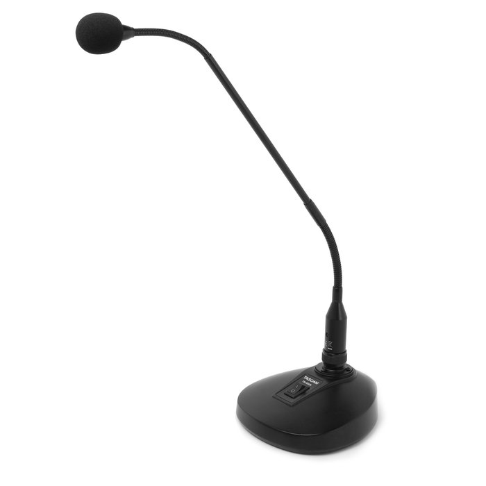 TASCAM TM-95GN Micrófono de Cuello de Cisne para Broadcast, Conferencias y Voz con Pie Estable y Cable XLR TASCAM TM-95GN Micrófono de Cuello de Cisne para Broadcast, Conferencias y Voz con Pie Estable y Cable XLR