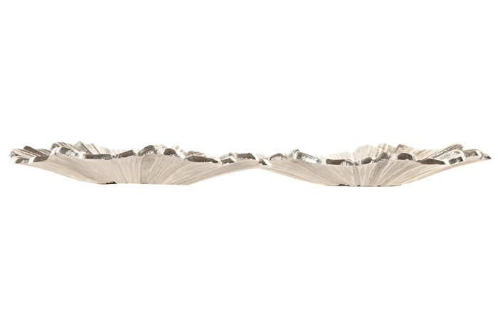 DKD Home Decor Bandeja Vaciabolsillos Margarit Aluminio Plateada