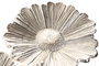 DKD Home Decor Bandeja Vaciabolsillos Margarit Aluminio Plateada