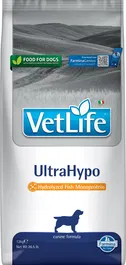Farmina Vet Life Ultrahypo Alimento Dietético para Perros con Alergias y Reacciones Adversas 12 kg