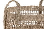 DKD Home Decor Set de 2 Cestas de Seagrass Natural 40x40x28 cm