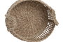 DKD Home Decor Set de 2 Cestas de Seagrass Natural 40x40x28 cm