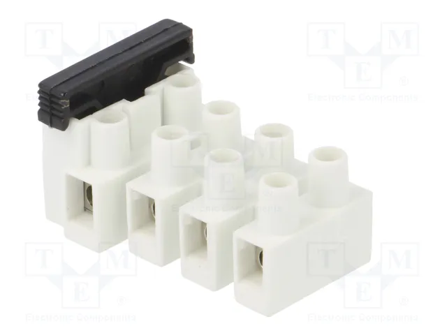 BM GROUP Bloque de bornas de alimentación blanco 450V 8 bornas