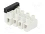 BM GROUP Bloque de bornas de alimentación blanco 450V 8 bornas