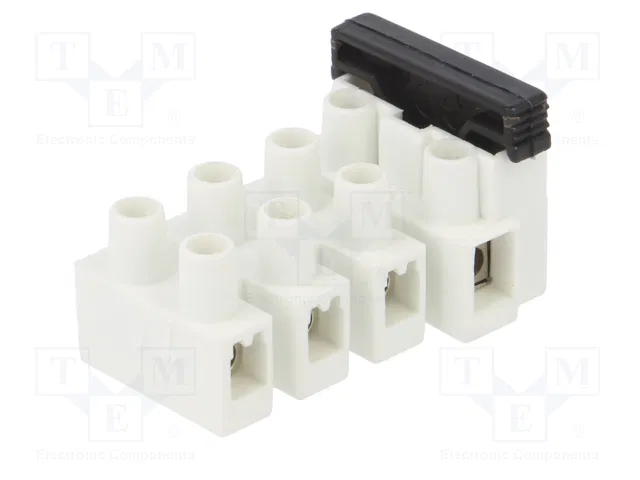 BM GROUP Bloque de bornas de alimentación blanco 450V 8 bornas