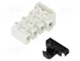 BM GROUP Bloque de bornas de alimentación blanco 450V 8 bornas