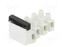 BM GROUP Bloque de bornas de alimentación blanco 450V 8 bornas