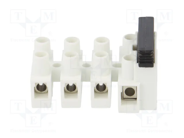 BM GROUP Bloque de bornas de alimentación blanco 450V 8 bornas