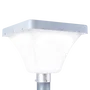 SolarTech Farola LED Solar Rectangular para Jardín 45W, Sensor Crepuscular, Mando a Distancia, IP65, Blanco Frío 6000K