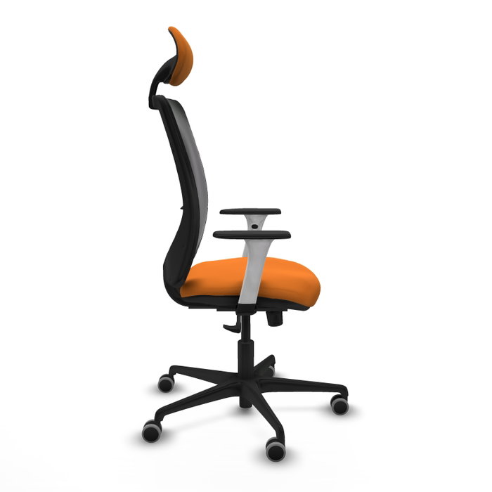 PIQUERAS Y CRESPO Silla de Oficina Zulema Naranja y Negro PIQUERAS Y CRESPO Silla de Oficina Zulema Naranja y Negro