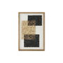 DKD Home Decor Cuadro de Madera Reciclada y Cristal Natural 42x4x62 cm
