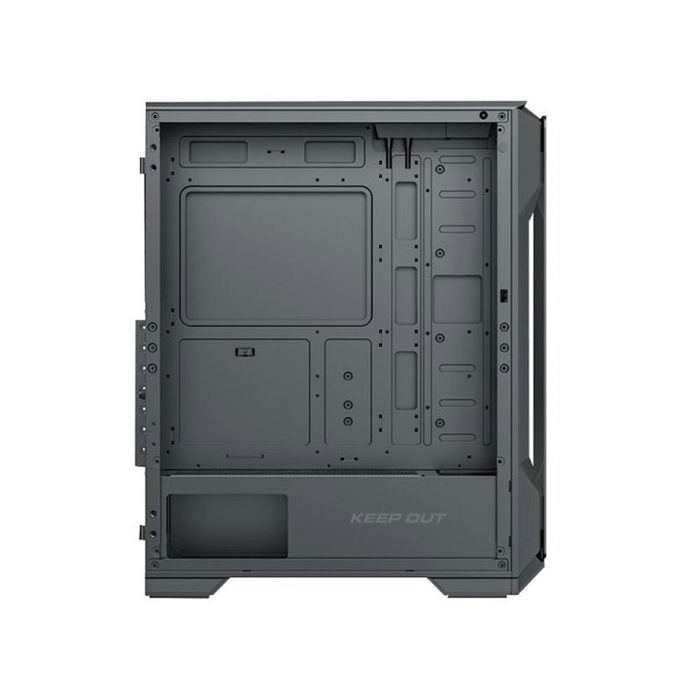 Keep Out Caja Gaming XC-901 PRO Negra con Cristal Templado y 4 Ventiladores ARGB PWM