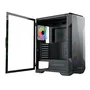 Keep Out XC-901 PRO Torre ATX Gaming con Panel de Cristal Templado ARGB, 4 Ventiladores PWM ARGB Incluidos, USB-C, Compatible con E–ATX, ATX, Micro-ATX e ITX (Negro)