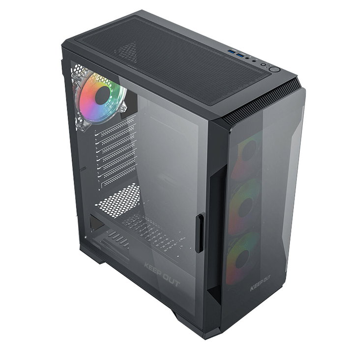 Keepout XC-901 PRO ARGB con USB-C y Cristal Templado