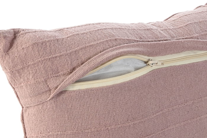 DKD Home Decor Cojín Urban Basic Colors Rosa Palo 45 x 45 cm (2 Unidades)