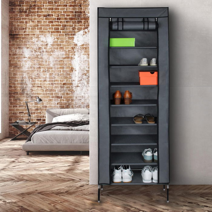 Confortime Zapatero de Entrada, Mueble con 8 Cajones, Dimensiones: 58.4 cm (Alto) x 24.7 cm (Largo) x 8.5 cm (Ancho), Peso 6.4 kg, Ideal para Organización del Hogar (3 Unidades) Confortime Zapatero de Entrada, Mueble con 8 Cajones, Dimensiones: 58.4 cm (Alto) x 24.7 cm (Largo) x 8.5 cm (Ancho), Peso 6.4 kg, Ideal para Organización del Hogar (3 Unidades)