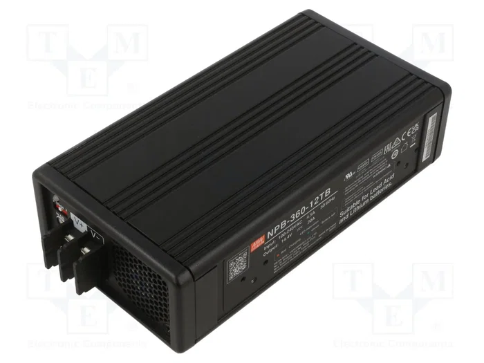 MEAN WELL Cargador de Baterías 20A para GEL, Plomo-ácido, Li-FePO4 y Li-Ion