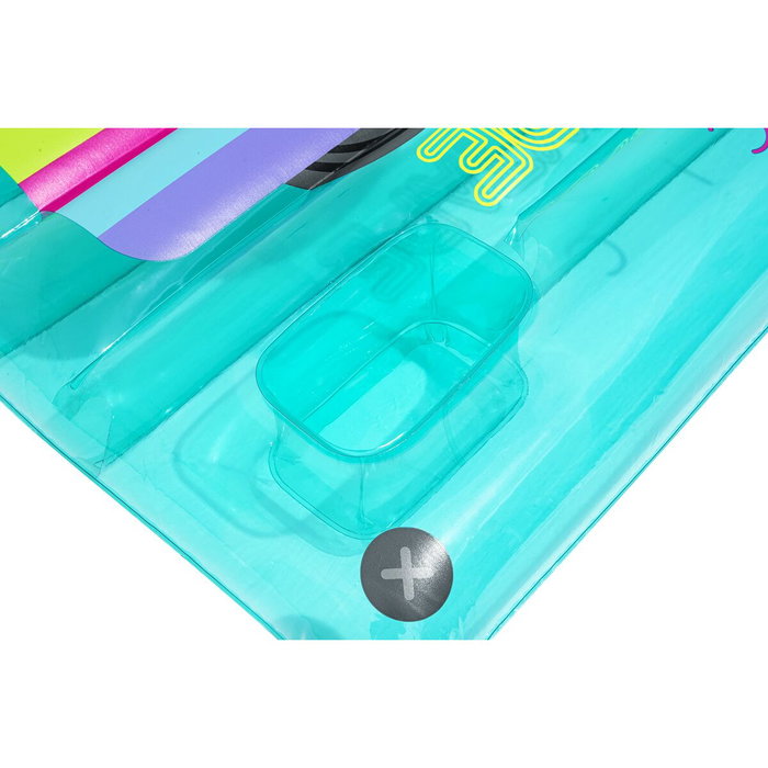 Bestway Colchoneta Hinchable Retro Cassette Multicolor 104x168 cm