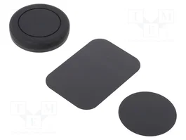 GOOBAY Soporte de coche magnético adhesivo negro