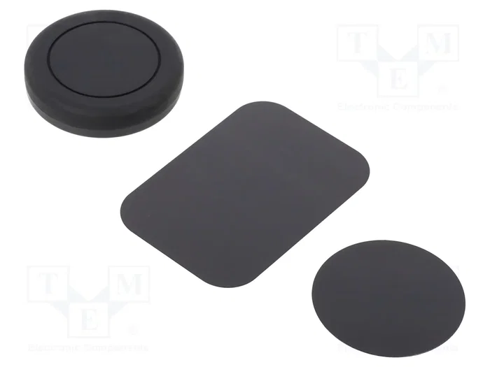 GOOBAY Soporte de coche magnético adhesivo negro GOOBAY Soporte de coche magnético adhesivo negro