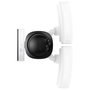 EUFY Floodlight E340: Cámara de Seguridad con Foco y Cámara Doble de 360°, 2000 Lúmenes, Wi-Fi, IP65, Compatible con HomeBase 3, Alexa, Sin Cuota Mensual