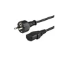 Generico Cable de alimentación Schuko C13 1.2m Negro