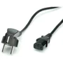 Generico Cable de alimentación Schuko C13 1.2m Negro