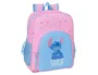 Safta Mochila Stitch Bright Disney adaptable para carro