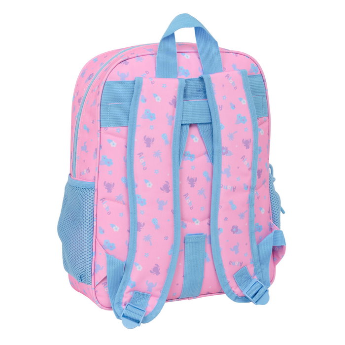 Mochila Escolar Lilo & Stitch Bright Rosa 32 x 38 x 12 cm