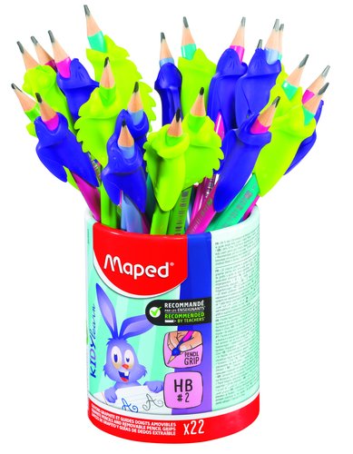 Maped Lápiz de Grafito Kidy Learn HB con Adaptador Ergonómico Maped Lápiz de Grafito Kidy Learn HB con Adaptador Ergonómico
