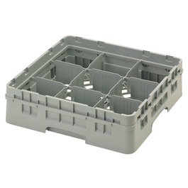 CAMBRO Cesta de lavado 9 compartimentos Rojo